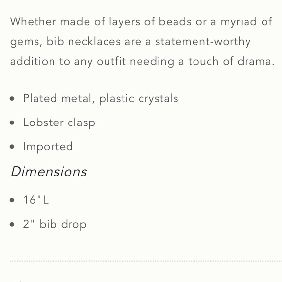 Anthropologie Fall Filigree Bib Necklace - Picture 8 of 8